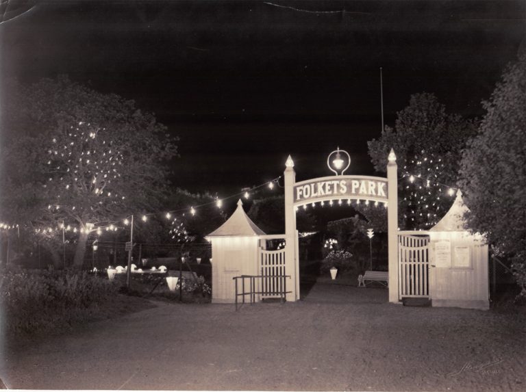 Entré till Folkets park.
